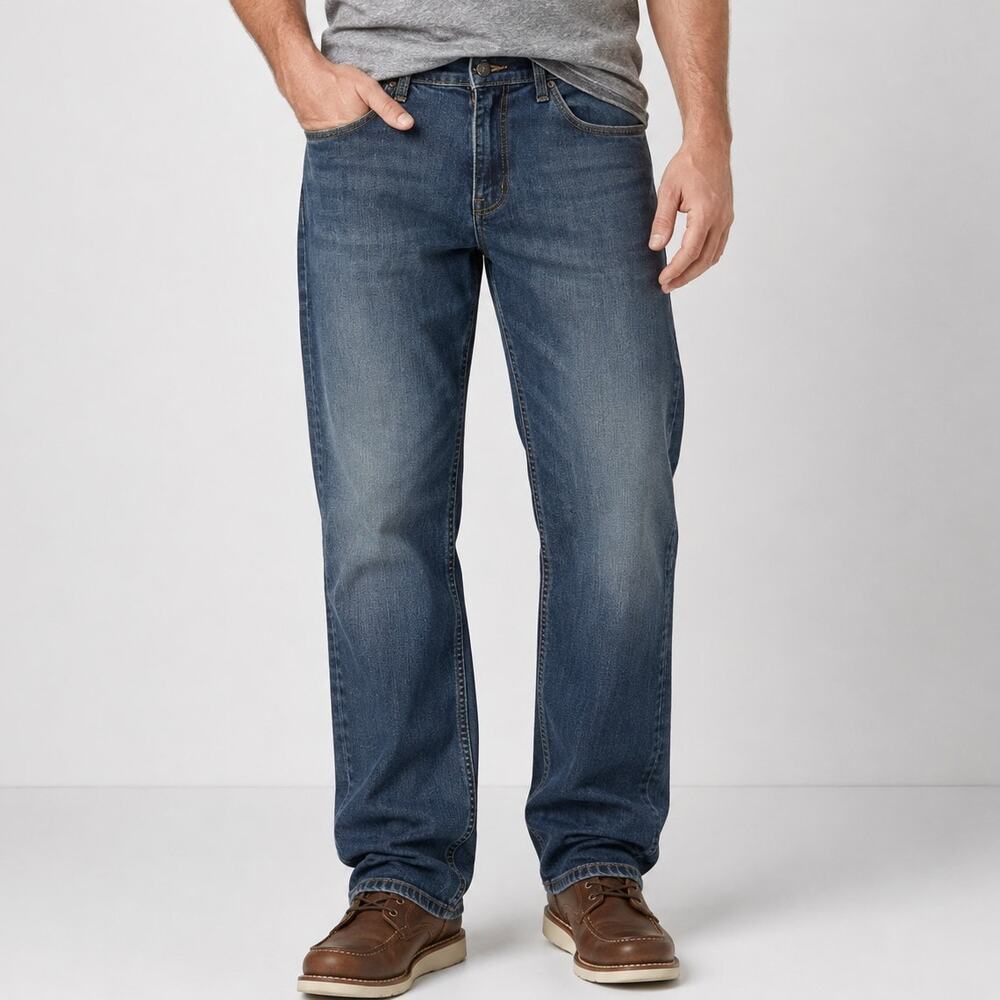 Goodfellow & Co Mens 40x32 Slim Jeans Dark Wash Total Flex Stretch Denim